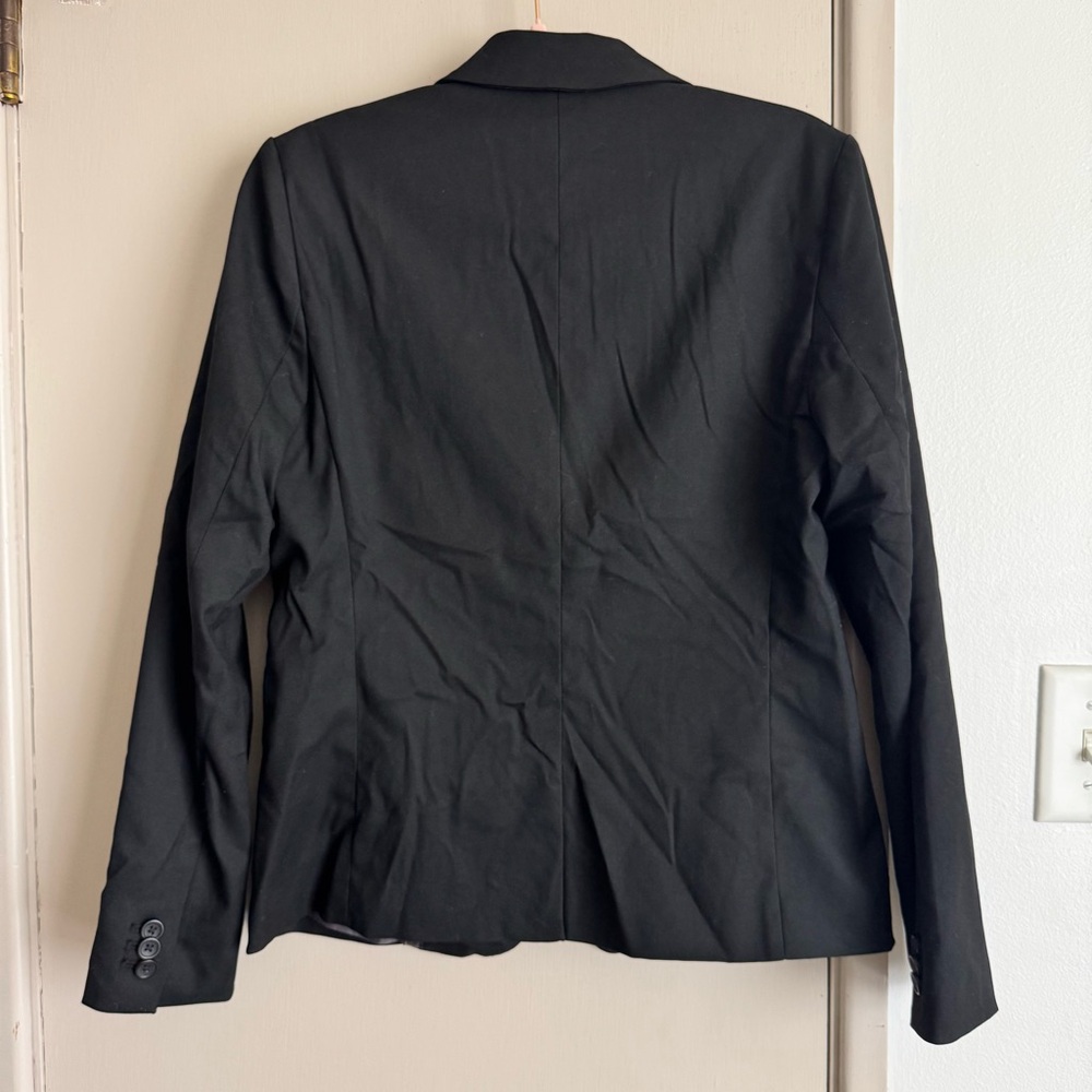 Banana Republic Black Blazer Classic Tailored Suit Jacket - Picture 5 of 6